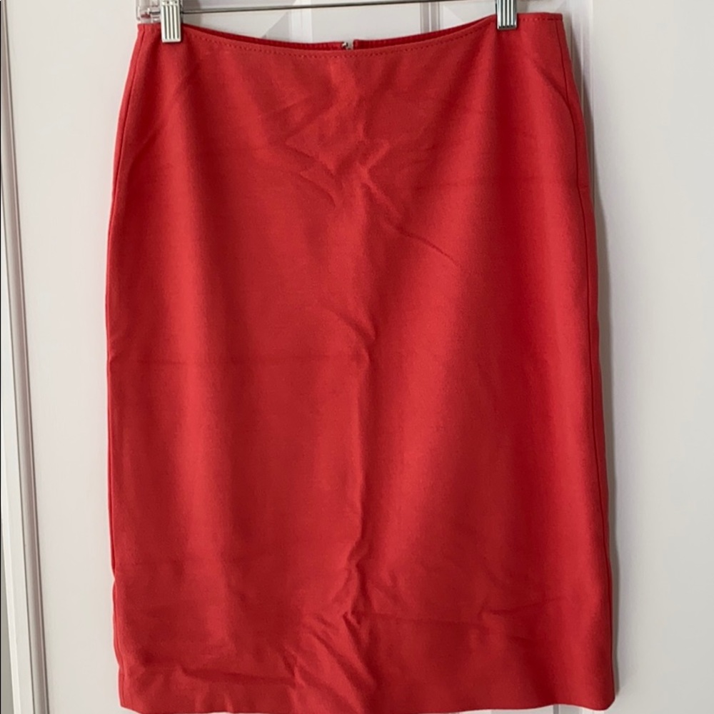 Armani coral pencil skirt excellent condition. 8.